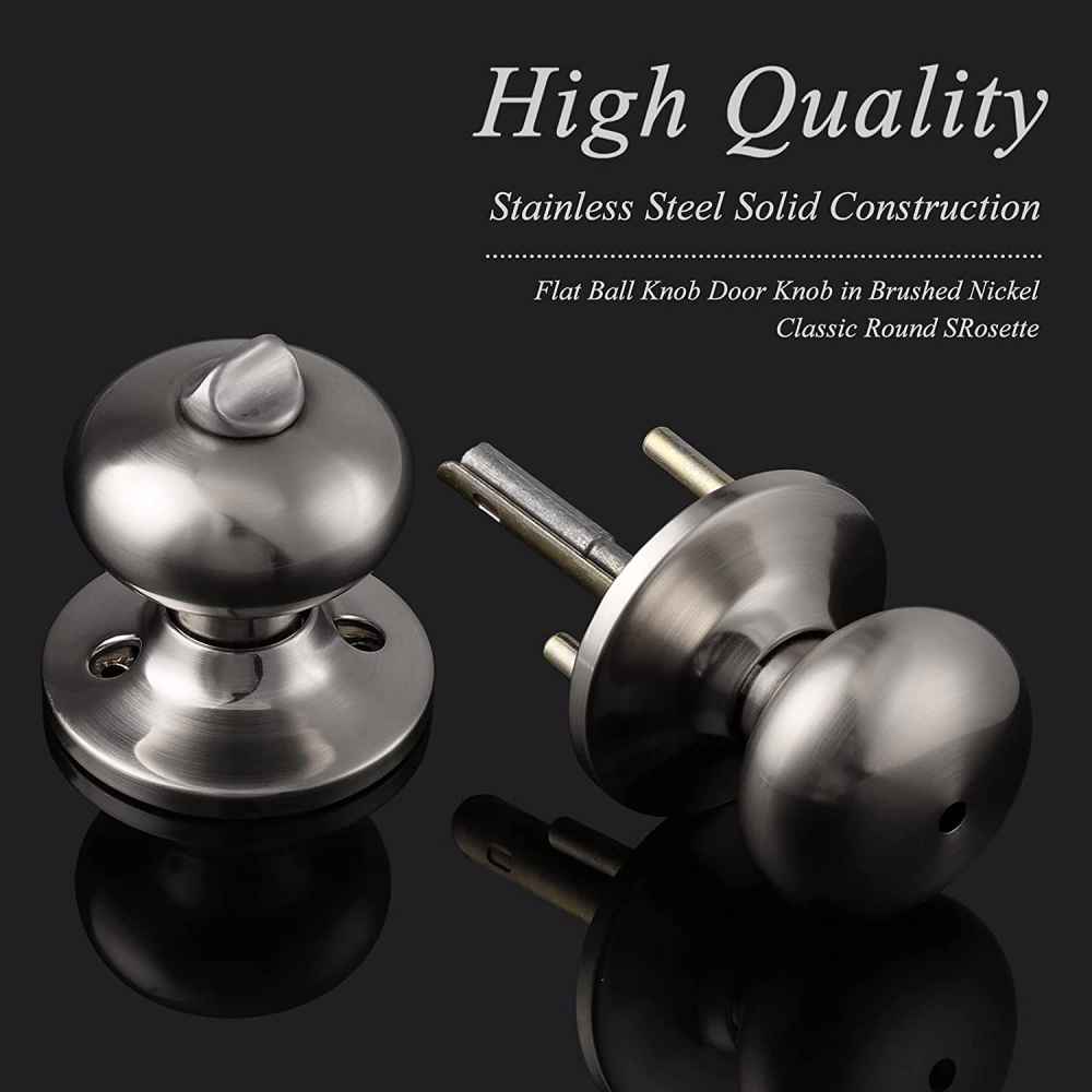 2.5-in. x 0.03-in. Stainless Steel Door Door Lock In Satin Nickel