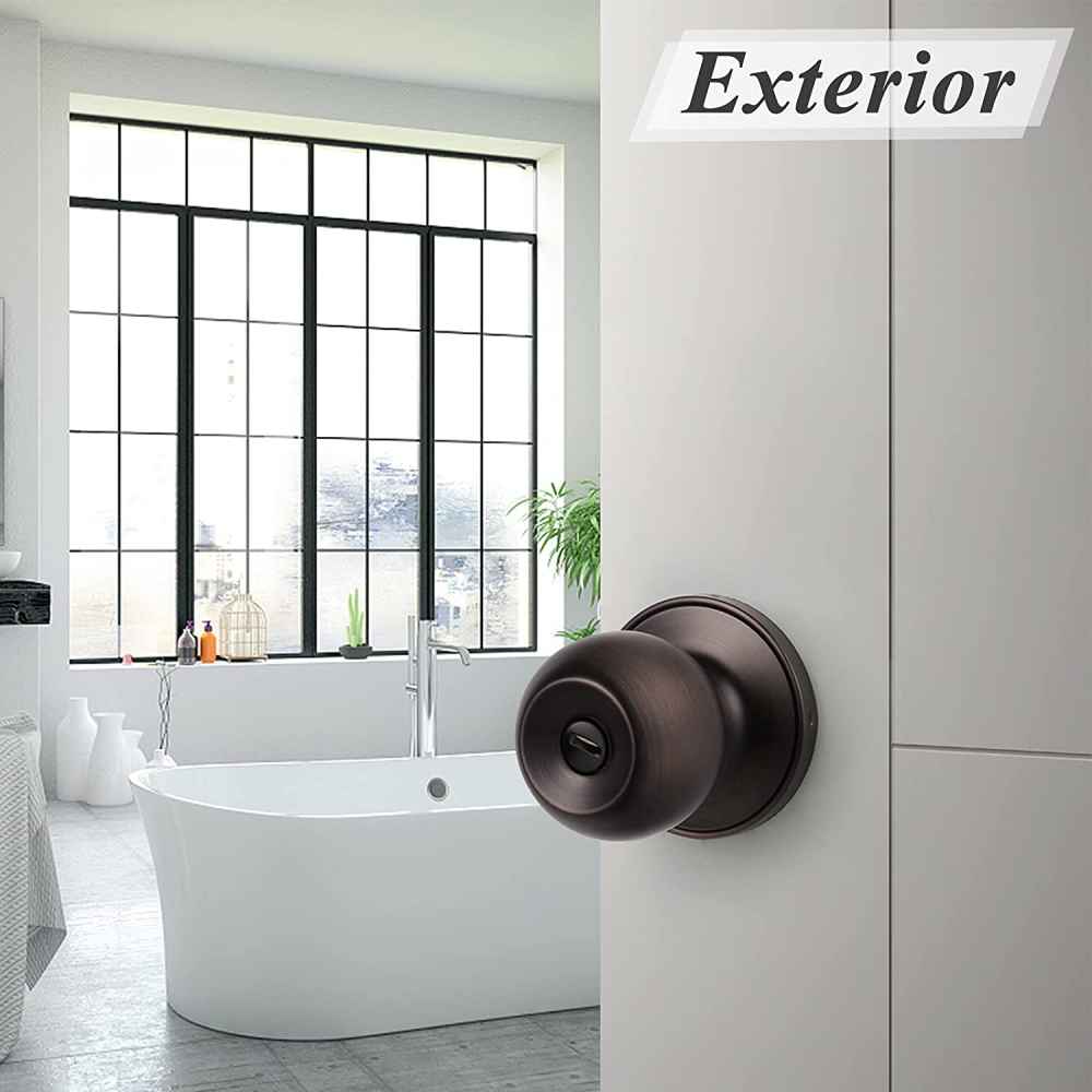 2.2-in. x 0.03-in. Stainless Steel Door Door Lock In Oil Rubbed Bronze