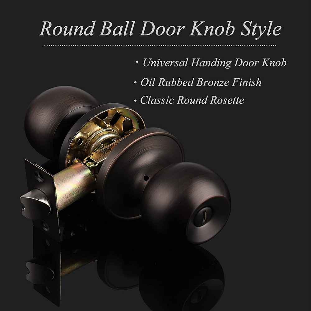 2.2-in. x 0.03-in. Stainless Steel Door Door Lock In Oil Rubbed Bronze