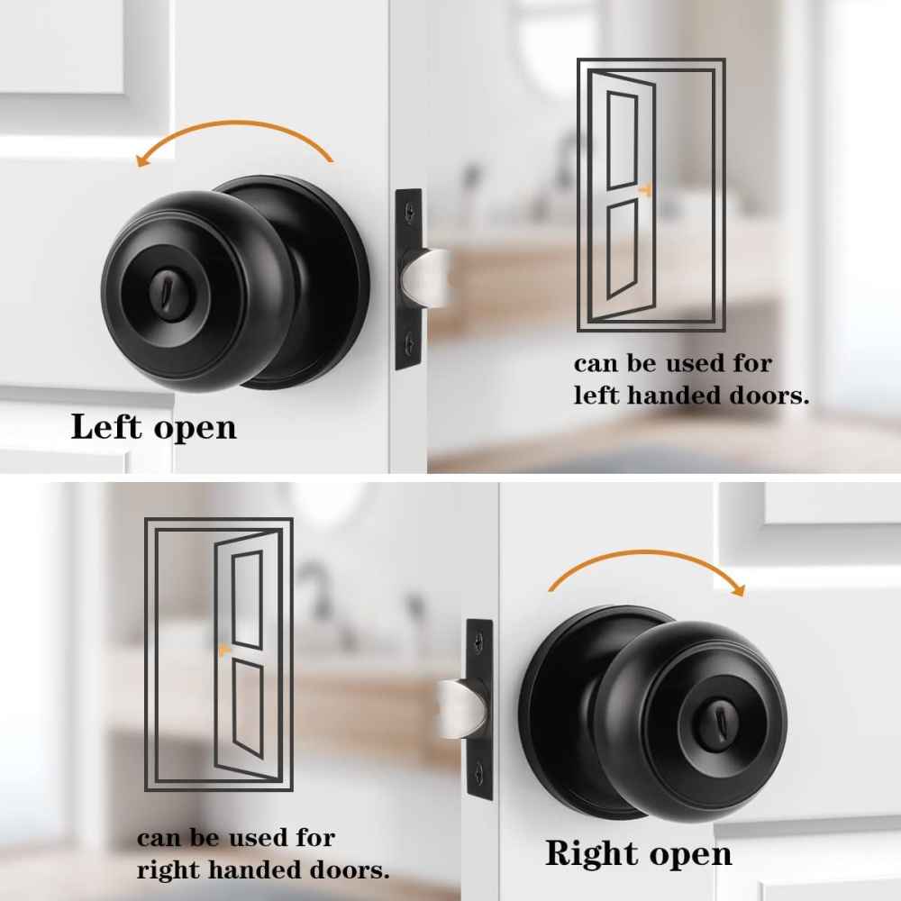3.34-in. x 0.01-in. Stainless Steel Door Door Lock In Black