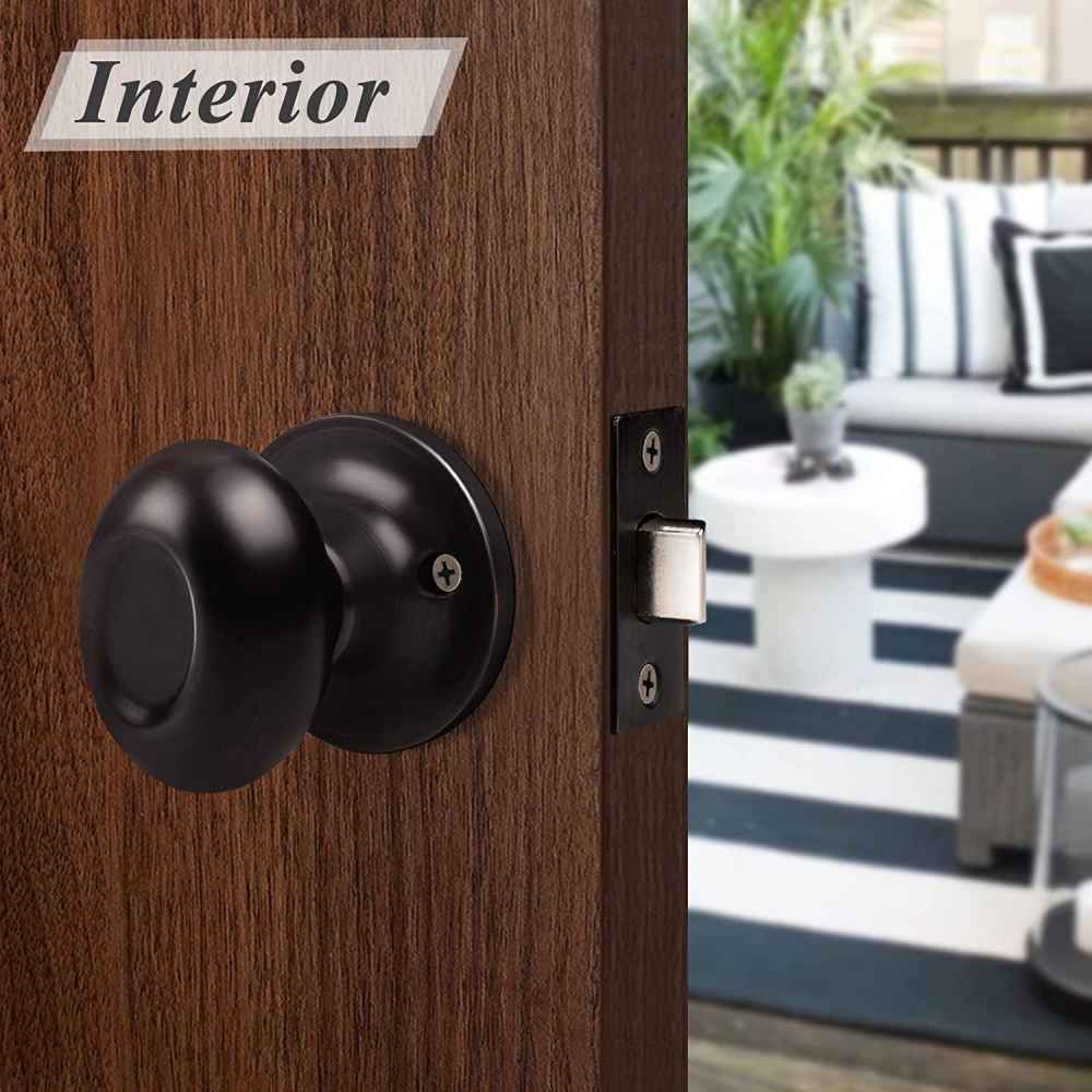 2.2-in. x 0.03-in. Stainless Steel Door Door Lock In Oil Rubbed Bronze