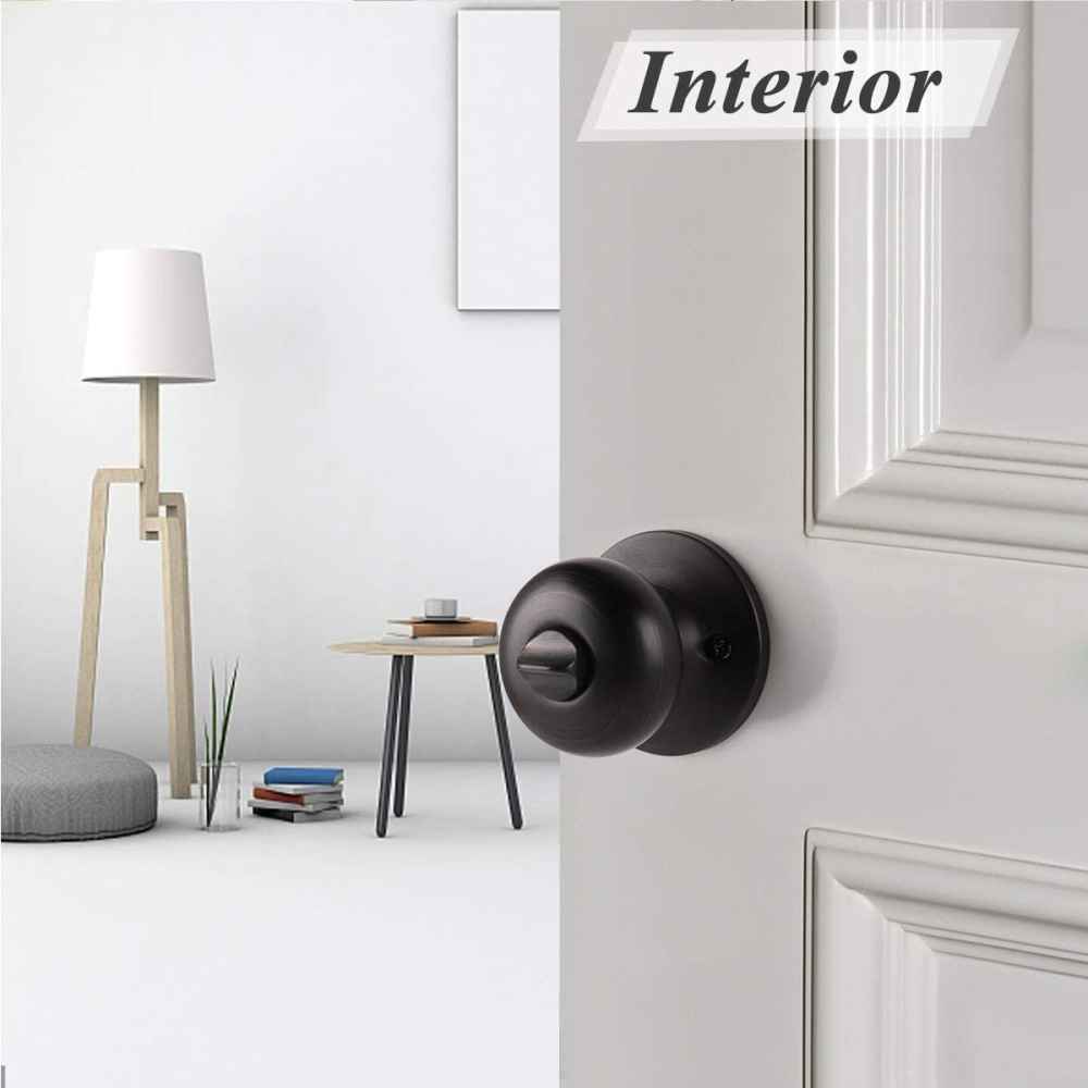 2.5-in. x 0.03-in. Stainless Steel Door Door Lock In Oil Rubbed Bronze