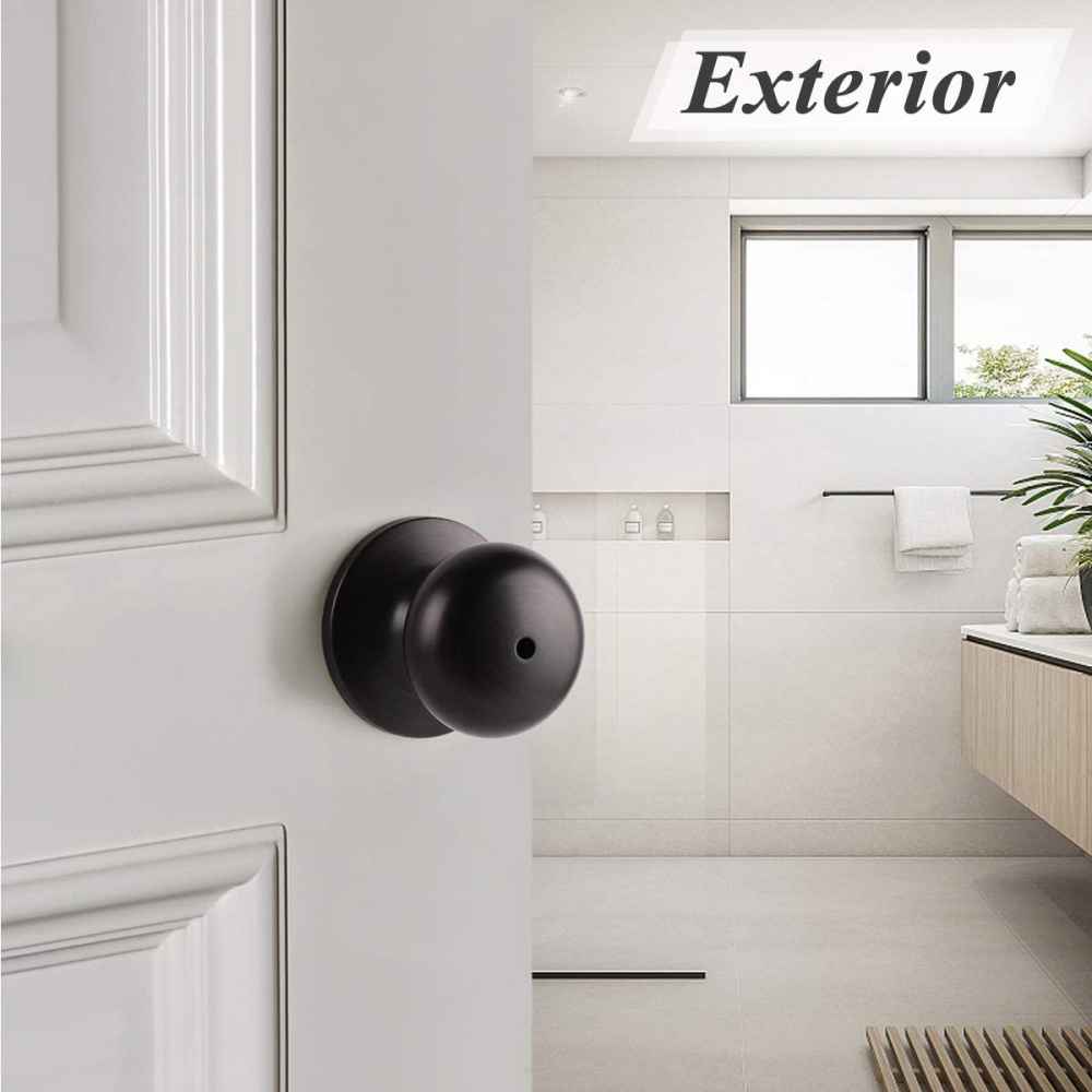 2.5-in. x 0.03-in. Stainless Steel Door Door Lock In Oil Rubbed Bronze
