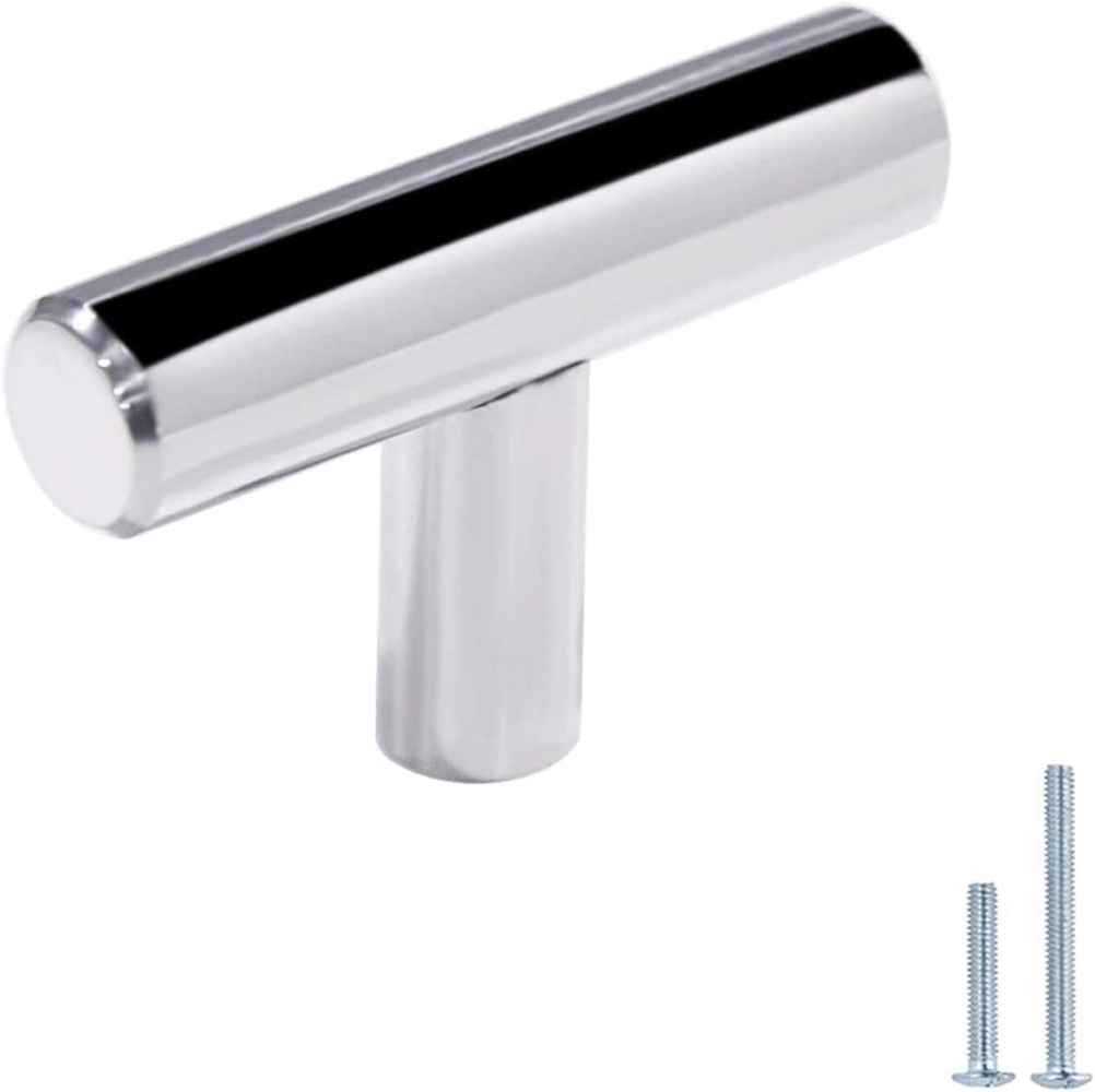 3.93-in. x 0.03-in. Stainless Steel Cabinet Cabinet Knob In Chrome