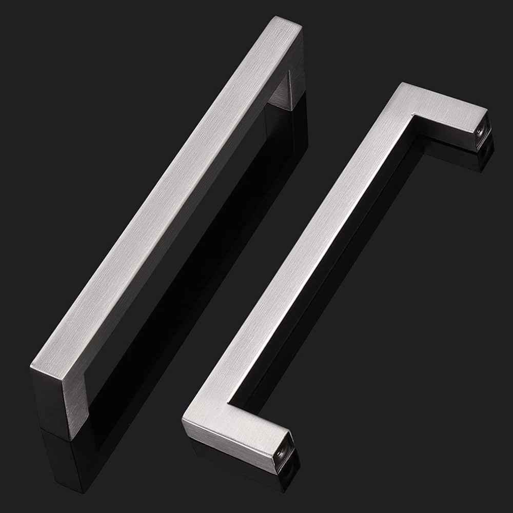 5.5-in. x 1.25-in. Stainless Steel Cabinet Cabinet Handle In Brushed Nickel