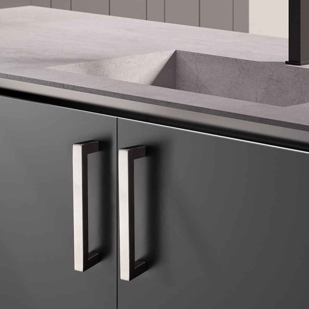 5.5-in. x 1.25-in. Stainless Steel Cabinet Cabinet Handle In Brushed Nickel
