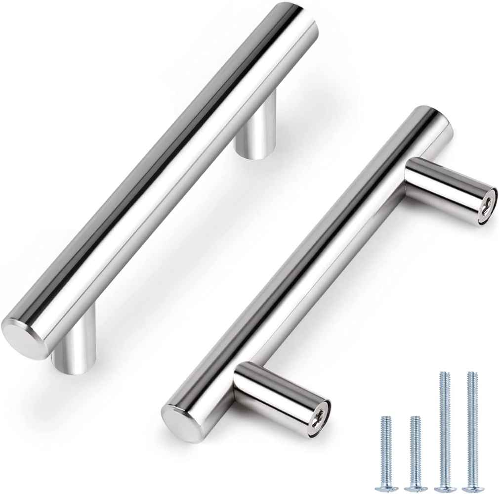 5-in. x 0.04-in. Stainless Steel Cabinet Cabinet Handle In Chrome