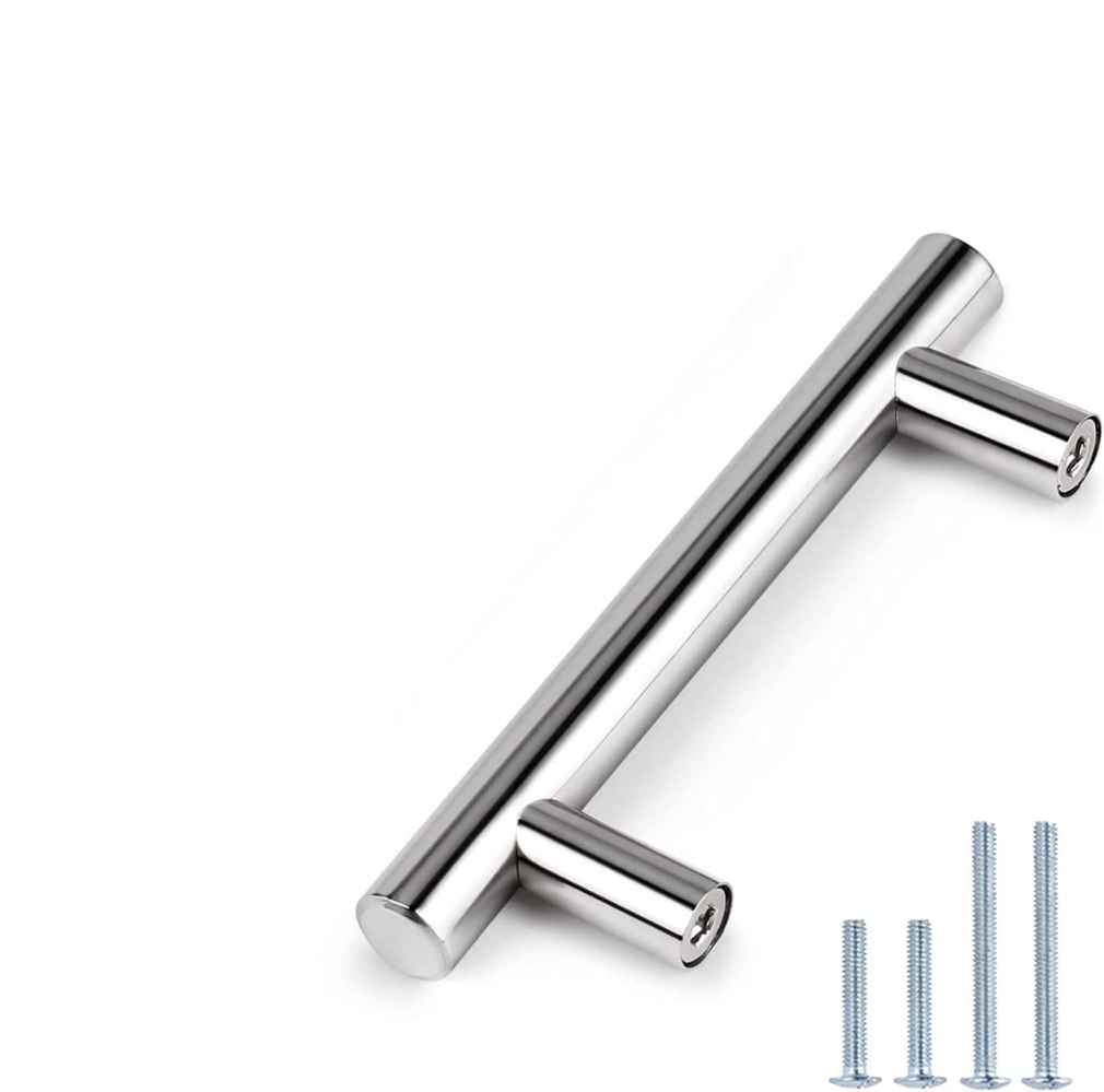 5-in. x 0.04-in. Stainless Steel Cabinet Cabinet Handle In Chrome