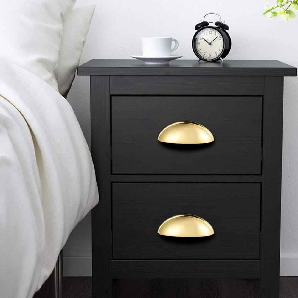 3.07-in. x 0.03-in. Stainless Steel Cabinet Cabinet Handle In Gold