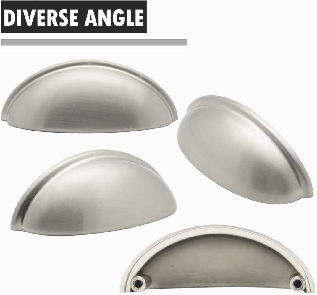 3.07-in. x 0.8-in. Zinc Alloy Cabinet Cabinet Handle In Brushed Nickel