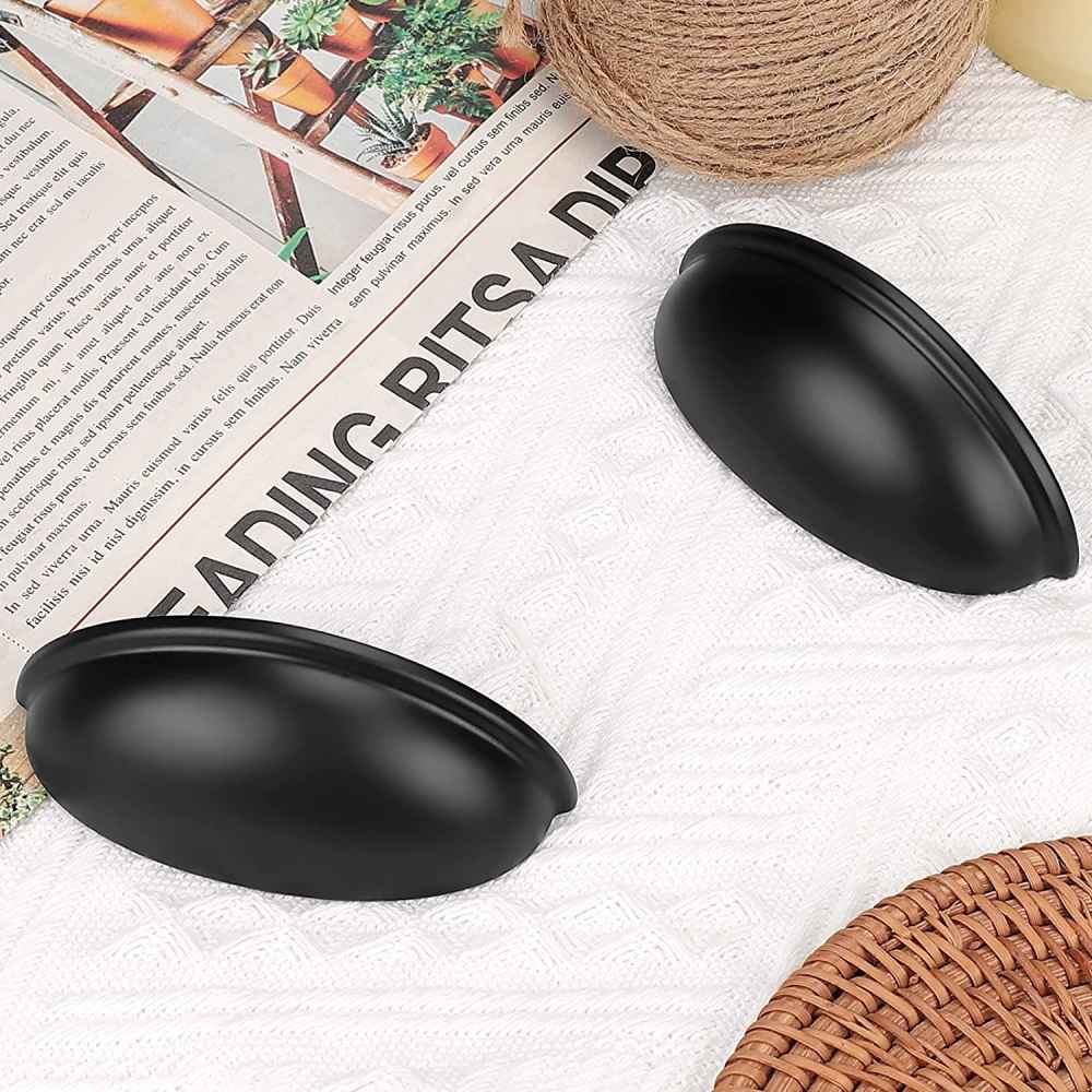 1.04-in. x 0.04-in. Zinc Alloy Cabinet Cabinet Handle In Black