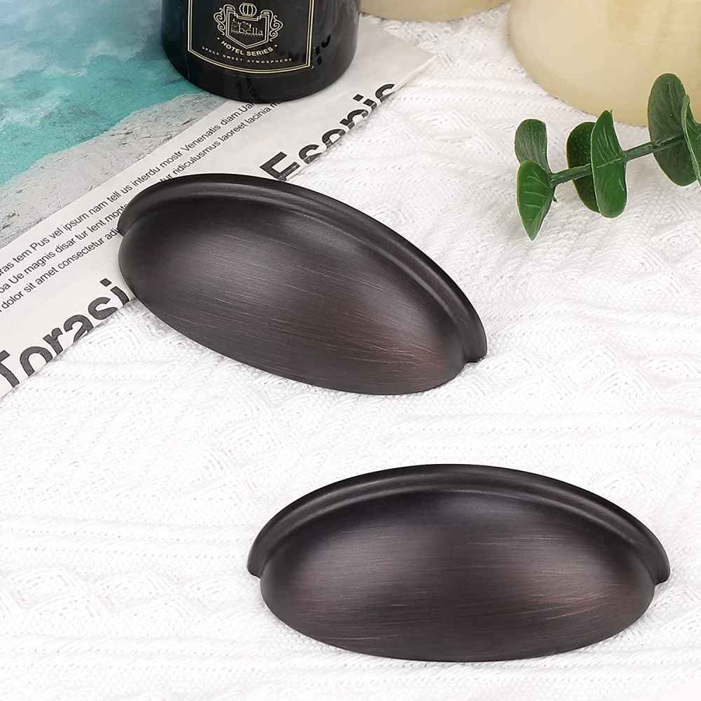 1.04-in. x 0.04-in. Zinc Alloy Cabinet Cabinet Handle In Oil Rubbed Bronze