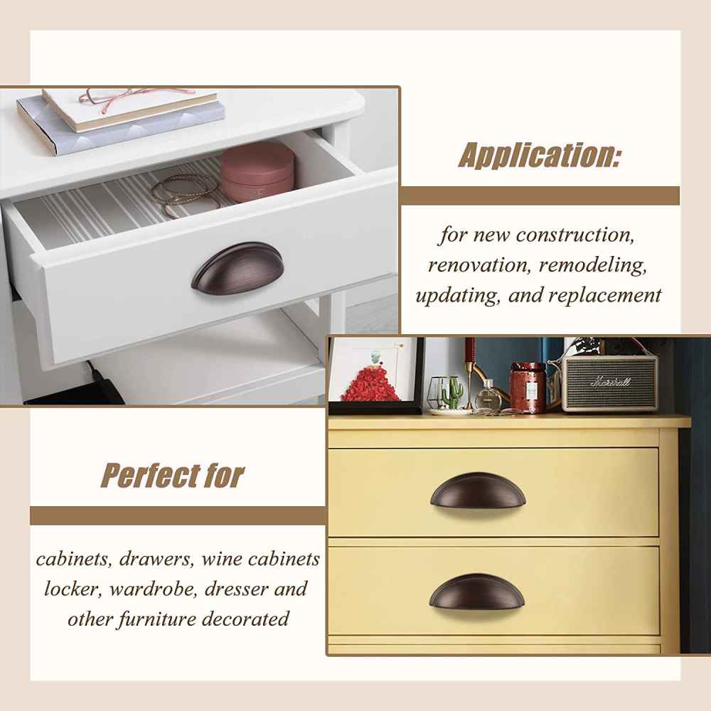 1.04-in. x 0.04-in. Zinc Alloy Cabinet Cabinet Handle In Oil Rubbed Bronze