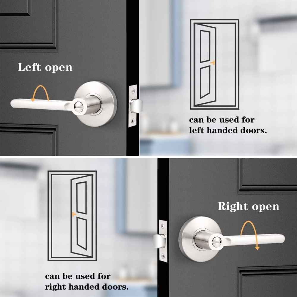 5-in. x 0.01-in. Stainless Steel Door Door Lock In Satin Nickel