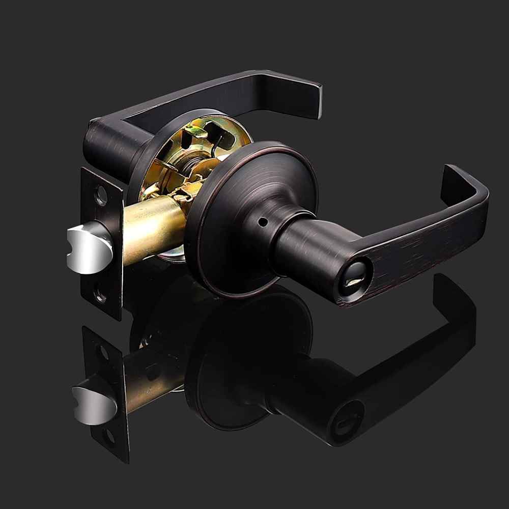 4-in. x 0.03-in. Zinc Alloy Door Door Lock In Oil Rubbed Bronze