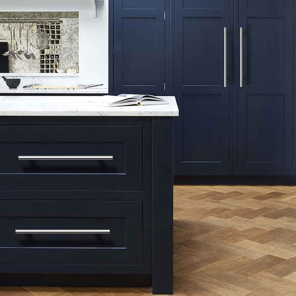 12.06-in. x 1.25-in. Stainless Steel Cabinet Cabinet Handle In Chrome