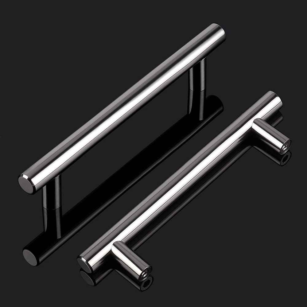 7.56-in. x 1.25-in. Stainless Steel Cabinet Cabinet Handle In Chrome