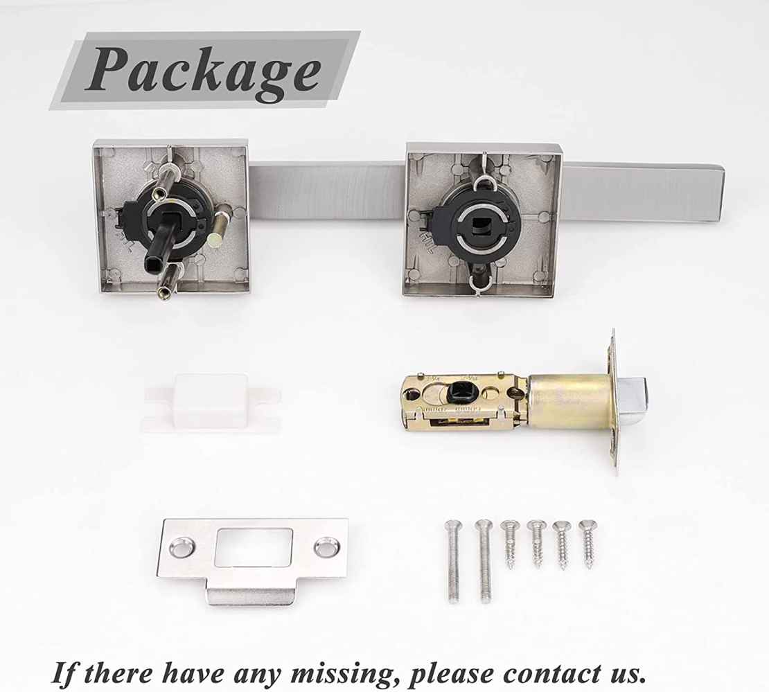 5-in. x 0.03-in. Zinc Alloy Door Door Lock In Satin Nickel