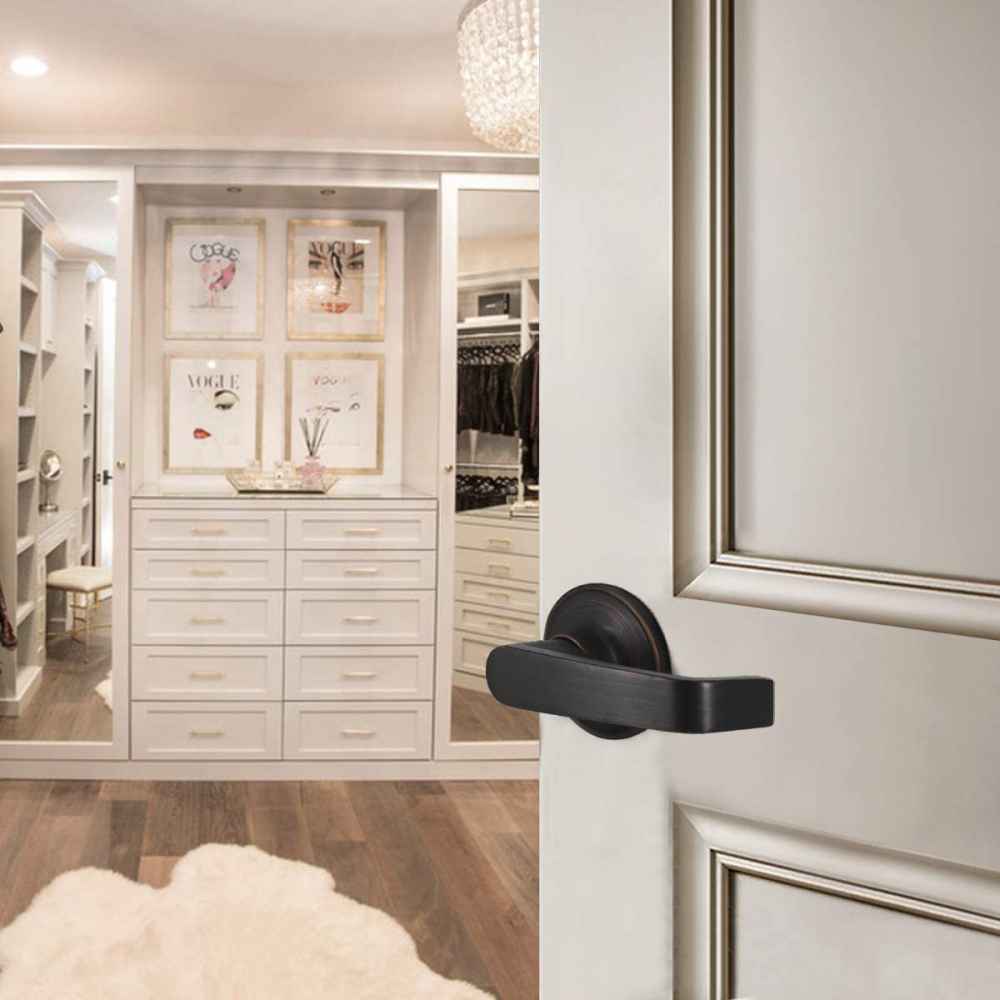 2.5-in. x 0.03-in. Zinc Alloy Door Door Lock In Oil Rubbed Bronze