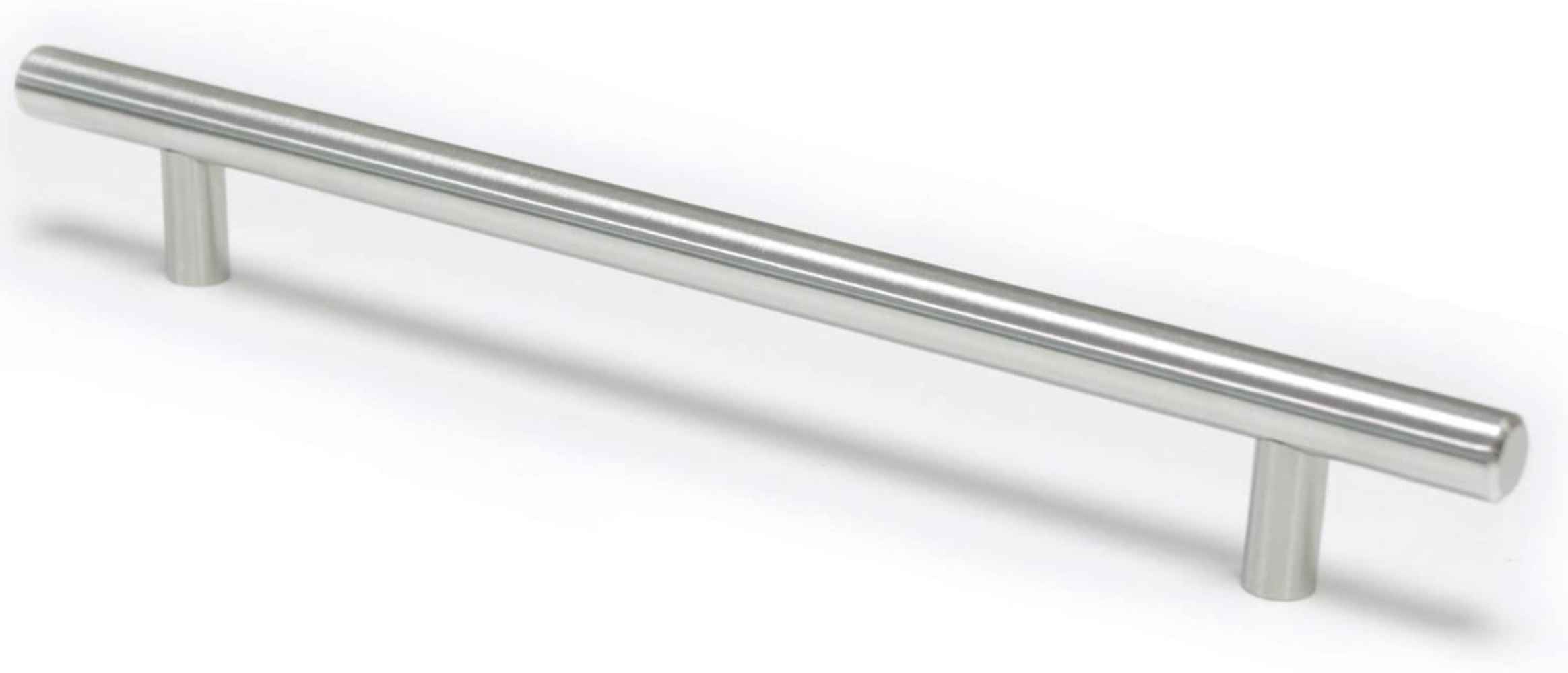 8-in. x 1.25-in. Stainless Steel Cabinet Cabinet Handle In Satin Nickel