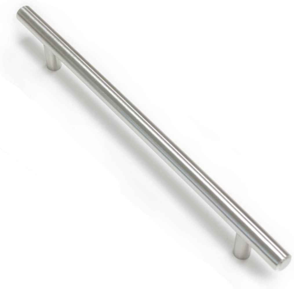 8-in. x 1.25-in. Stainless Steel Cabinet Cabinet Handle In Satin Nickel