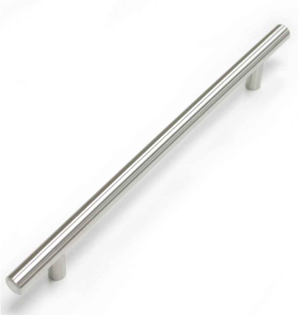 8-in. x 1.25-in. Stainless Steel Cabinet Cabinet Handle In Satin Nickel