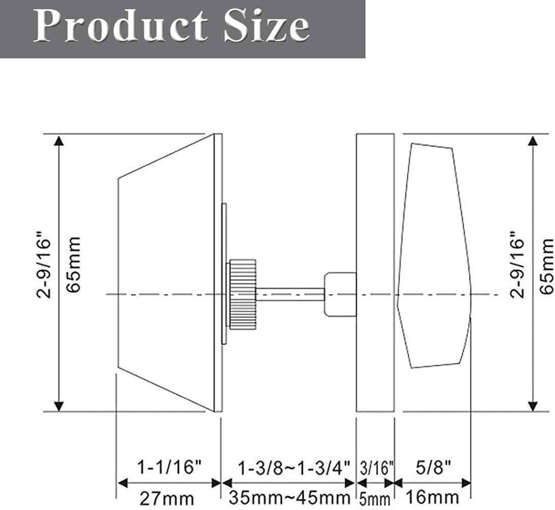 3.5-in. x 0.03-in. Stainless Steel Cabinet Door Lock In Oil Rubbed Bronze