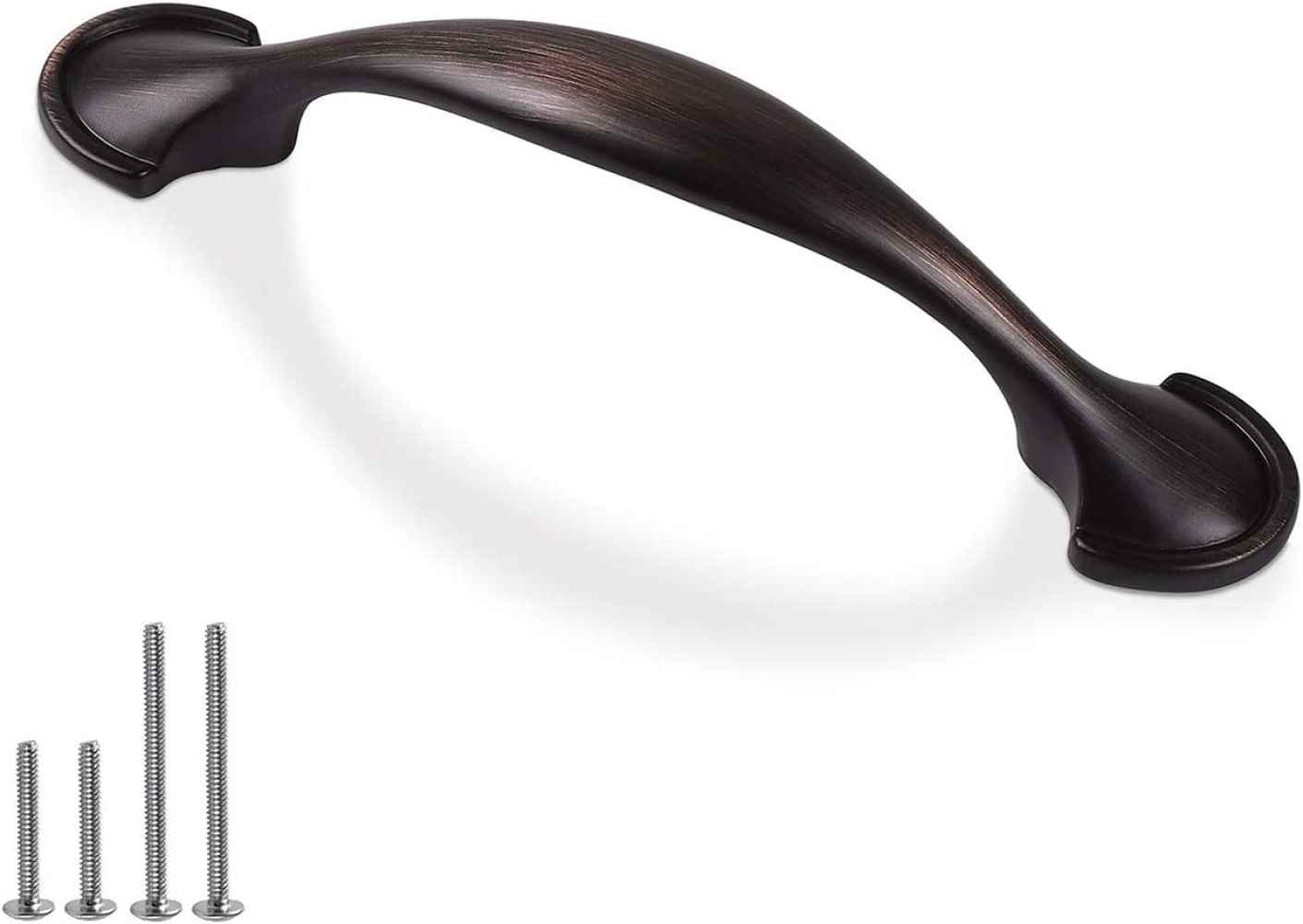 4.06-in. x 0.9-in. Zinc Alloy Cabinet Cabinet Handle In Oil Rubbed Bronze