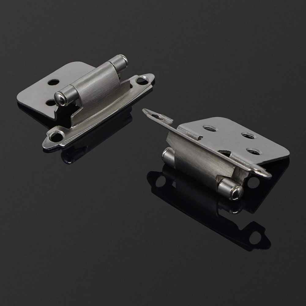 2.76-in. x 1.50-in. Alloy-Steel Cabinet Cabinet Hinge In Brushed Nickel