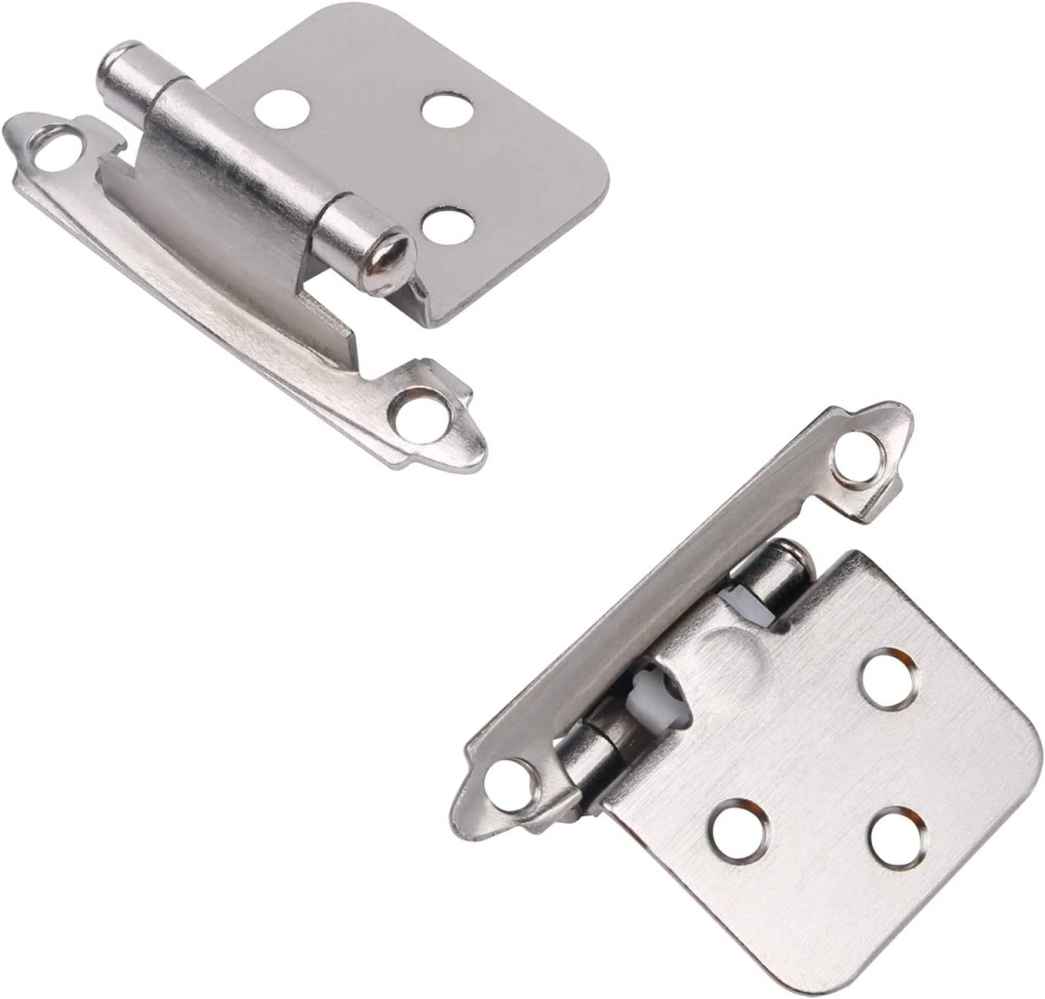 2.76-in. x 1.50-in. Alloy-Steel Cabinet Cabinet Hinge In Brushed Nickel
