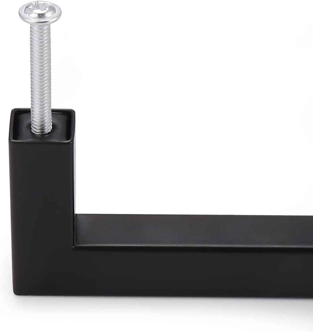 3.4-in. x 1.25-in. Stainless Steel Cabinet Cabinet Handle In Black