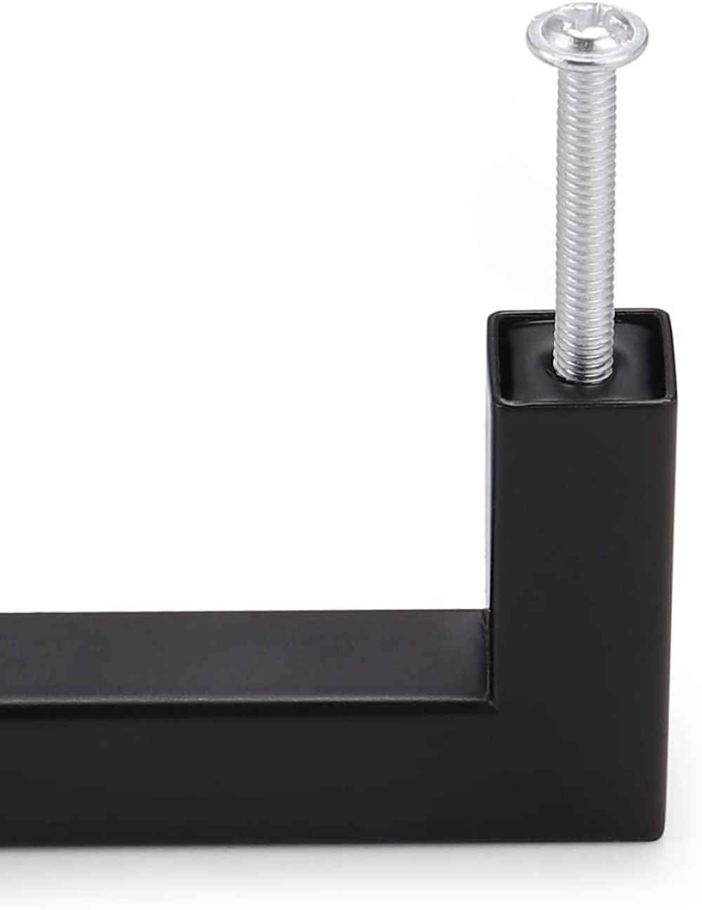 4.2-in. x 1.25-in. Stainless Steel Cabinet Cabinet Handle In Black