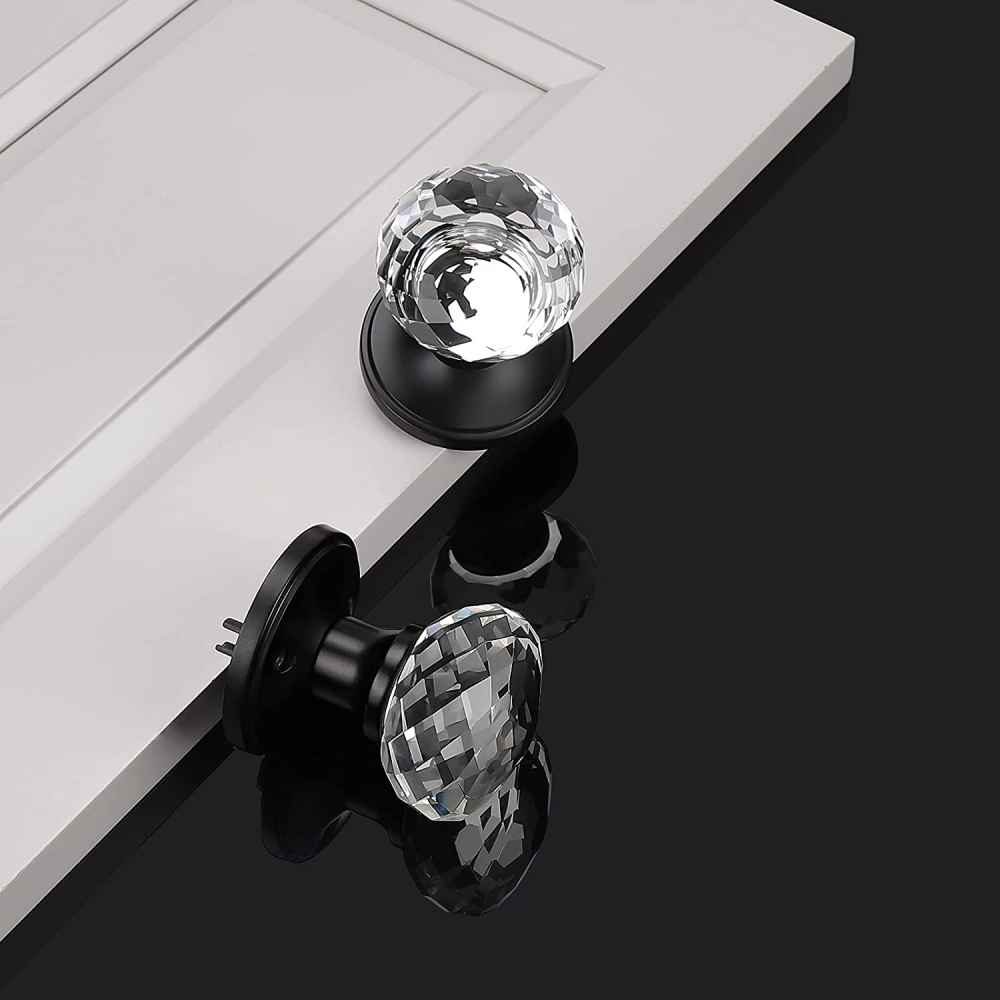 2.5-in. x 0.04-in. Zinc Alloy Door Door Lock In Black