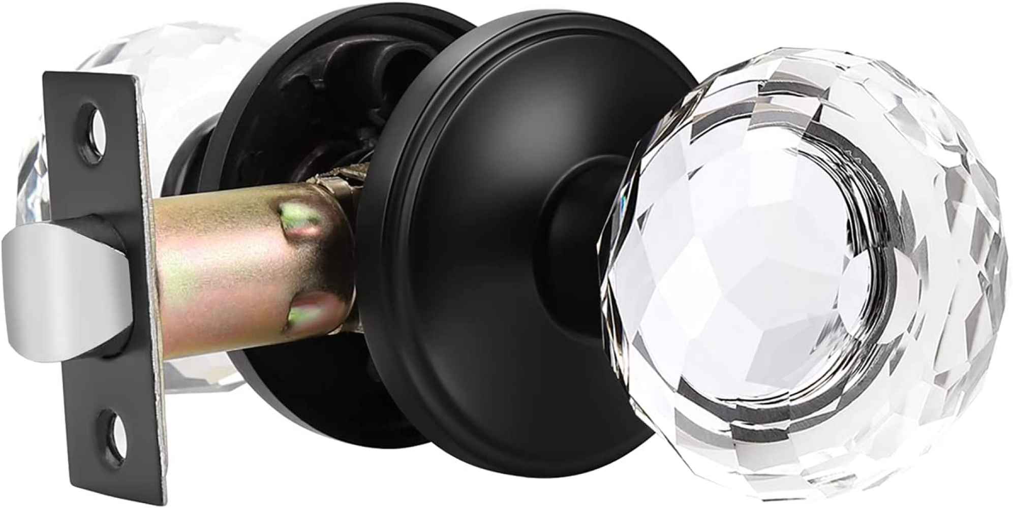2.5-in. x 0.04-in. Zinc Alloy Door Door Lock In Black