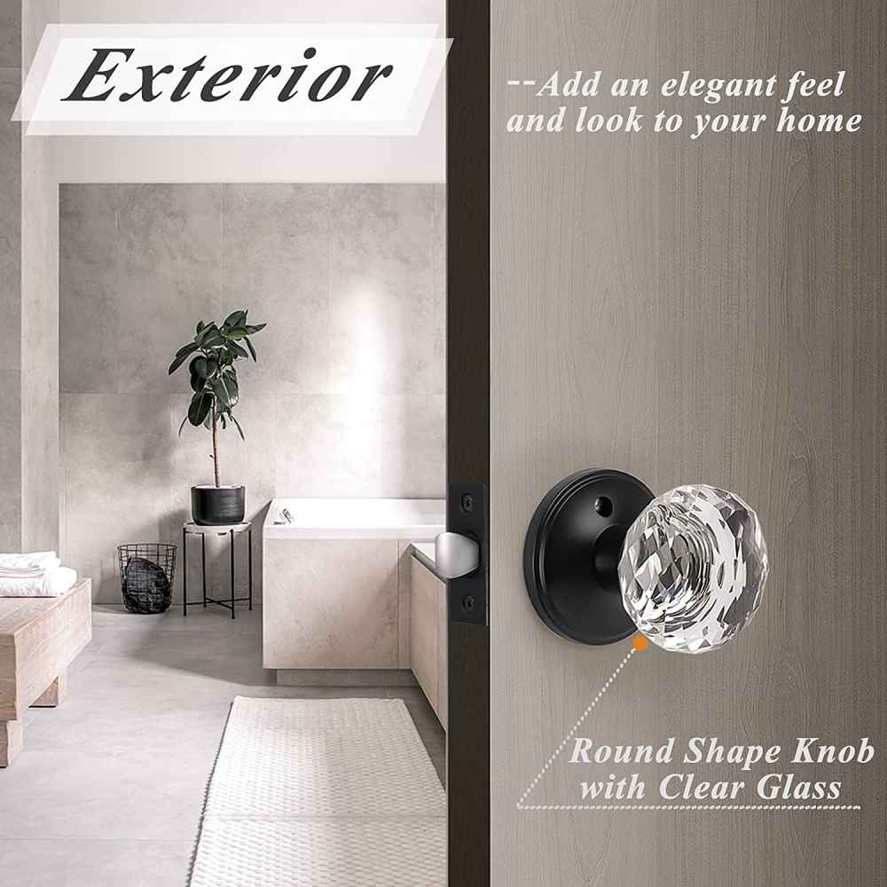 2.5-in. x 0.03-in. Zinc Alloy Door Door Lock In Black