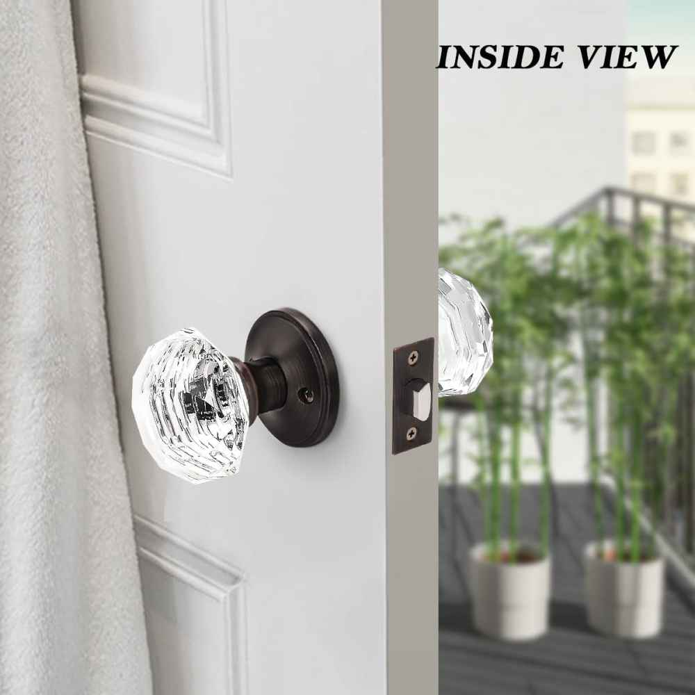 2.3-in. x 0.03-in. Zinc Alloy Door Door Lock In Oil Rubbed Bronze