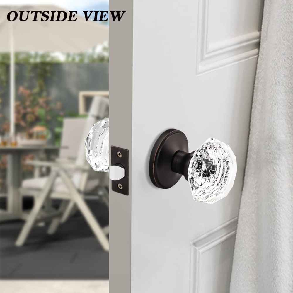 2.3-in. x 0.03-in. Zinc Alloy Door Door Lock In Oil Rubbed Bronze