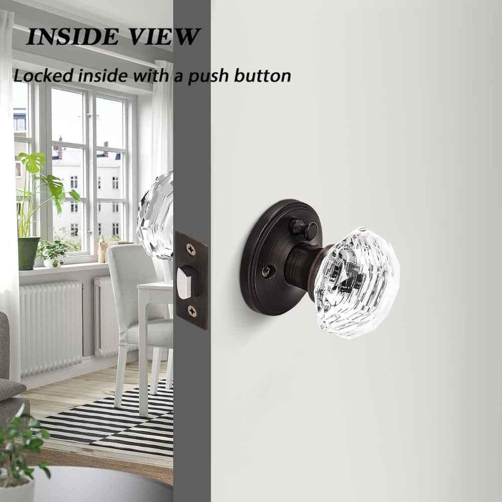 2.5-in. x 0.03-in. Zinc Alloy Door Door Lock In Oil Rubbed Bronze