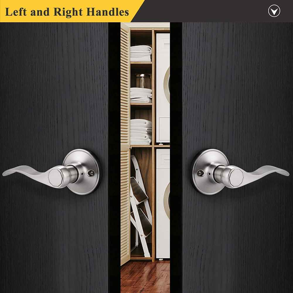 4.72-in. x 0.03-in. Stainless Steel Door Door Handle In Brushed Nickel
