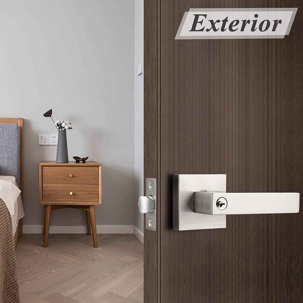 4.7-in. x 0.03-in. Stainless Steel Door Door Lock In Satin Nickel