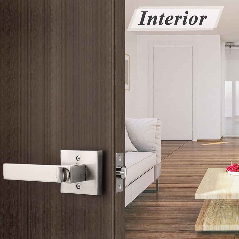 4.7-in. x 0.03-in. Stainless Steel Door Door Lock In Satin Nickel