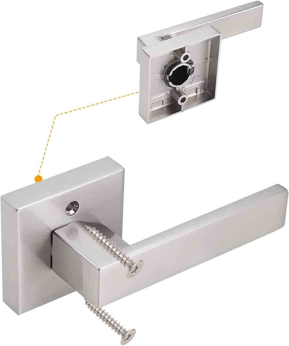 4.8-in. x 0.03-in. Stainless Steel Door Door Handle In Brushed Nickel