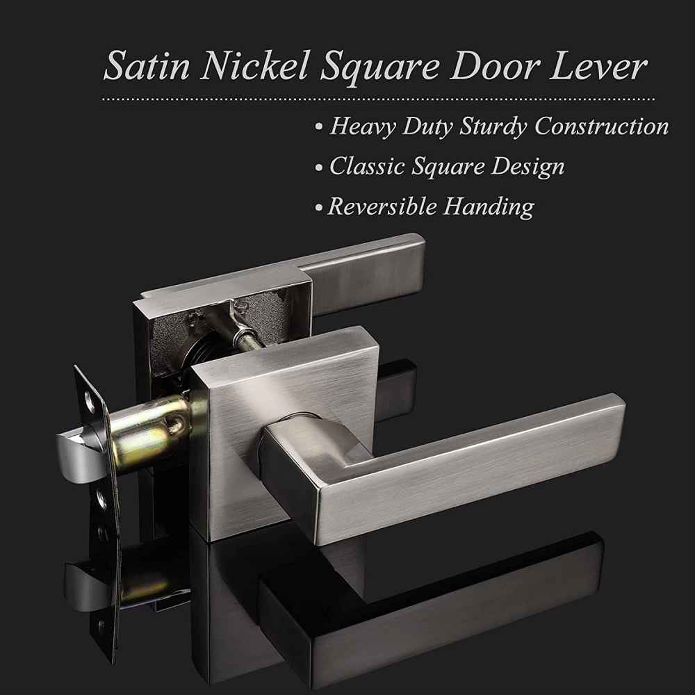 4.8-in. x 0.03-in. Stainless Steel Door Door Lock In Satin Nickel