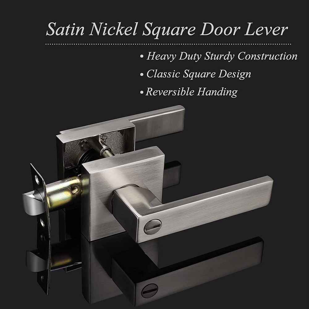 4.8-in. x 0.03-in. Stainless Steel Door Door Lock In Satin Nickel