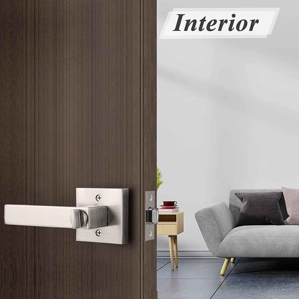 4.8-in. x 0.03-in. Stainless Steel Door Door Lock In Satin Nickel