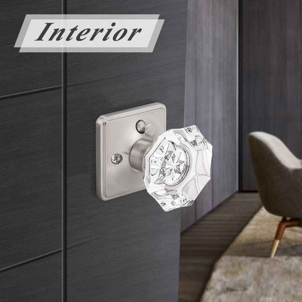 2.5-in. x 0.04-in. Zinc Alloy Door Door Lock In Satin Nickel