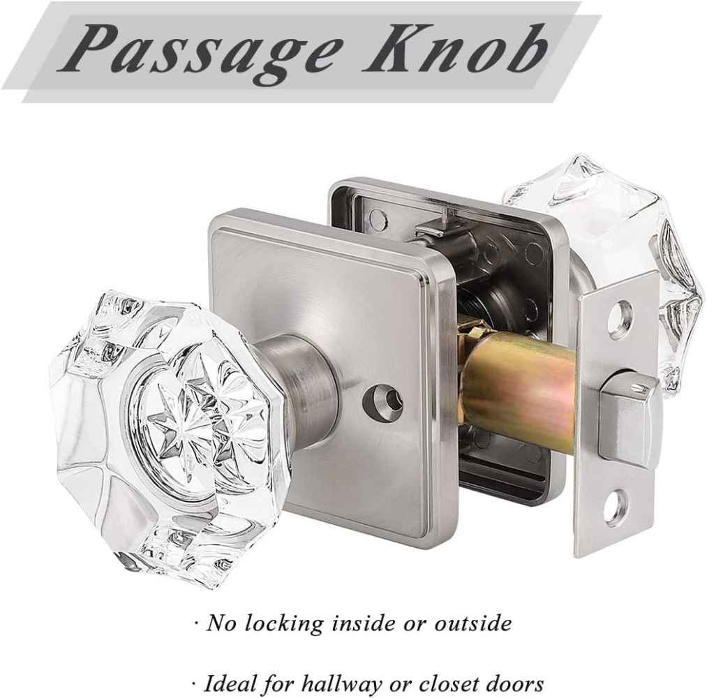 2.3-in. x 0.04-in. Zinc Alloy Door Door Lock In Satin Nickel
