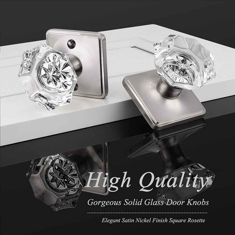 2.3-in. x 0.04-in. Zinc Alloy Door Door Lock In Satin Nickel