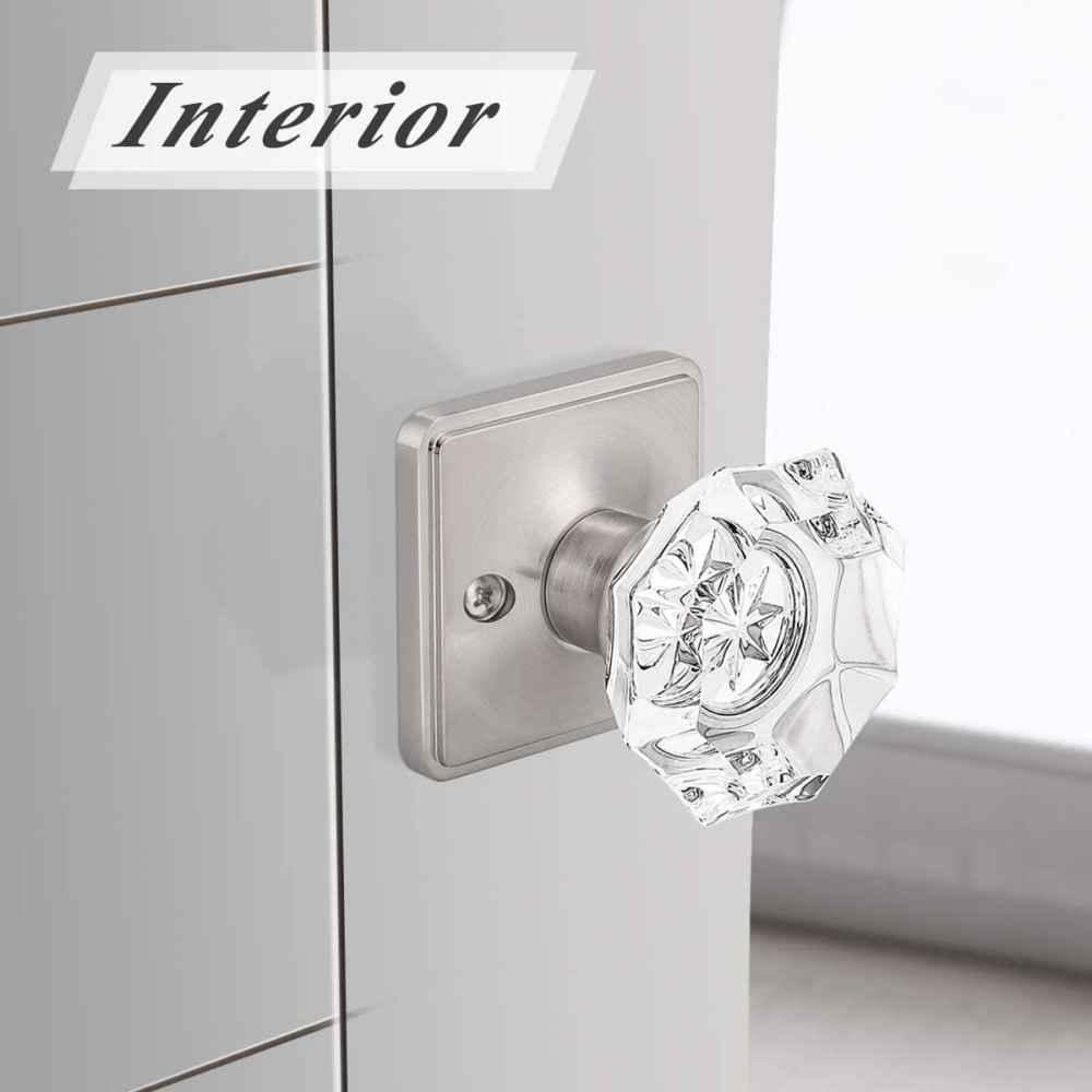 2.3-in. x 0.04-in. Zinc Alloy Door Door Lock In Satin Nickel