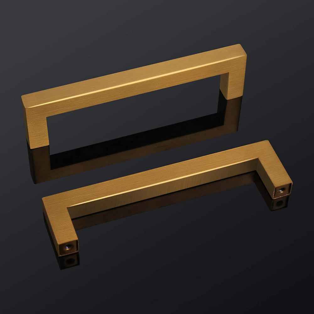 5.5-in. x 1.4-in. Stainless Steel Cabinet Cabinet Handle In Gold